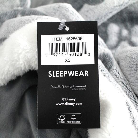 Disney Women's Fleece One Piece Onesie Pajama Size XS NWT - Picture 8 of 8